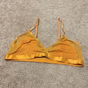 Mustard yellow bralette